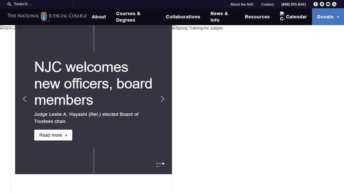 Home - The National Judicial College NJC